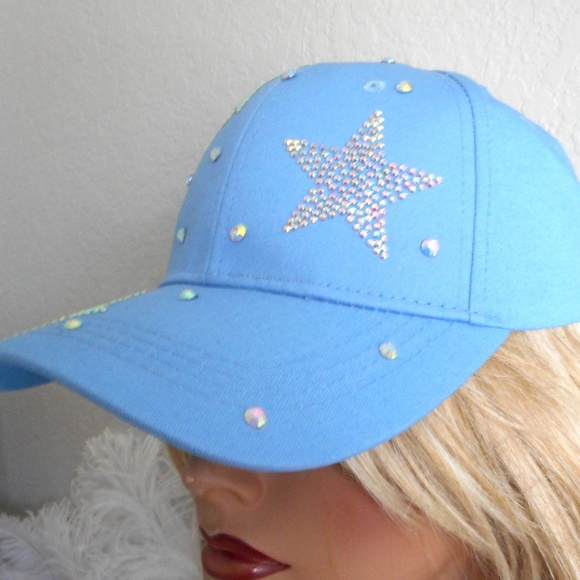 Bling Stars Baseball Cap Sun Hat ~ 3 colors - Picture 3 of 5